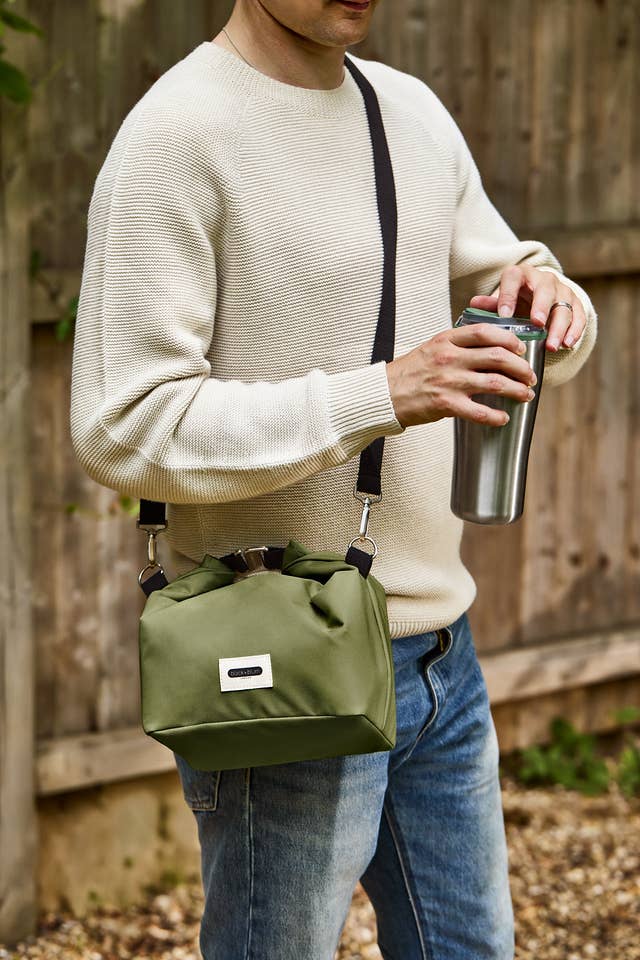 Black+Blum - Lunch Bag Large - Recycled Insulated Lunch Bag 10L: Slate