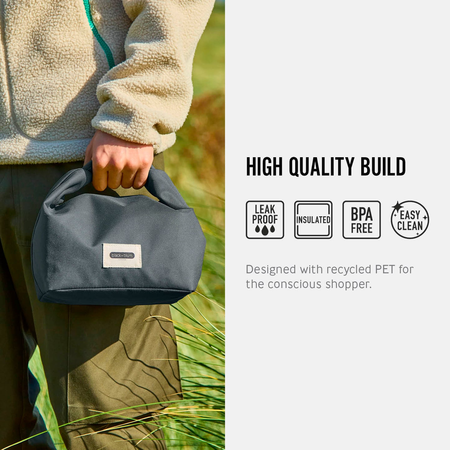 Lunch Bag - Recycled Insulated Lunch Bag 6.7L - Slate