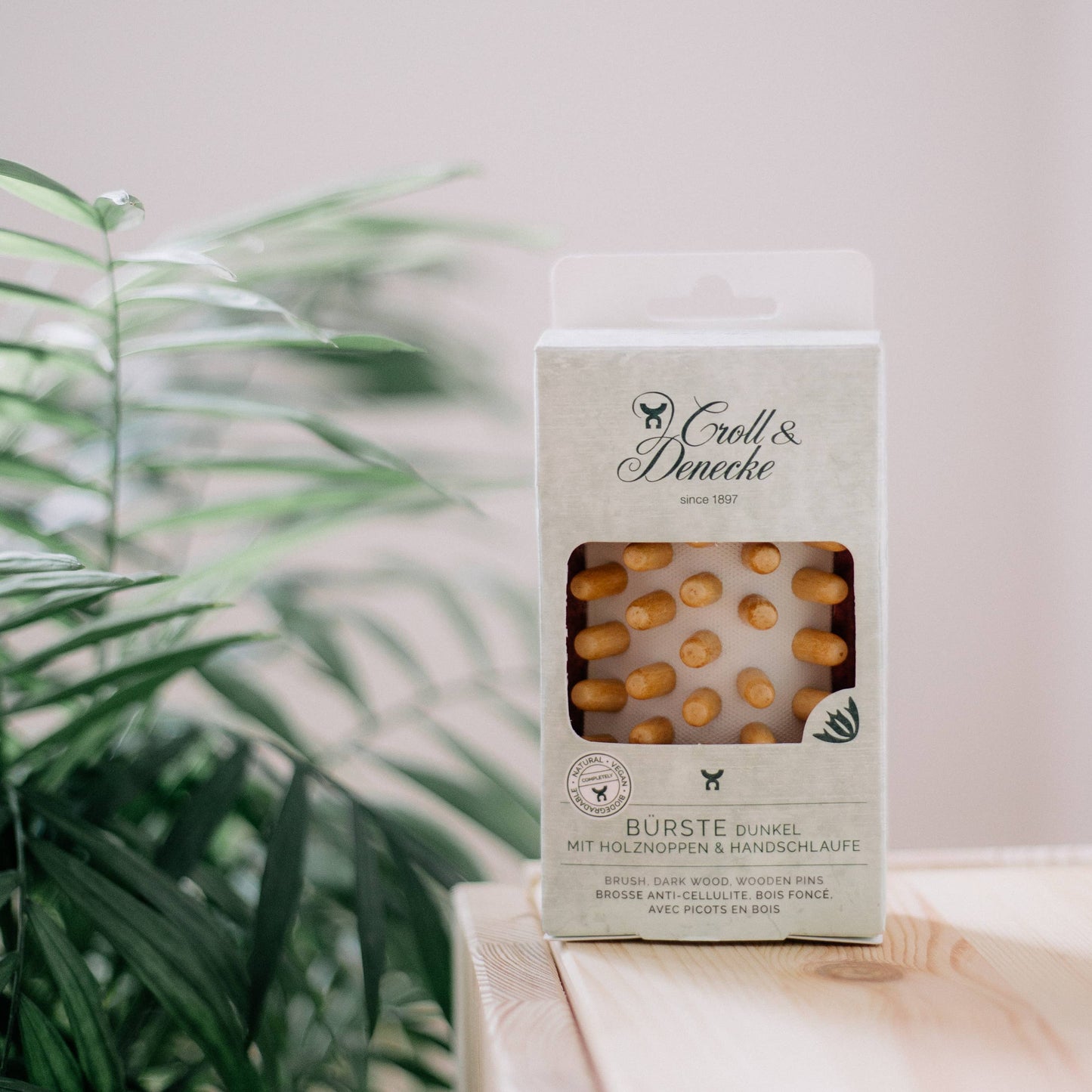 Croll & Denecke Anti-Cellulite Wooden Body Massager & Toning Brush