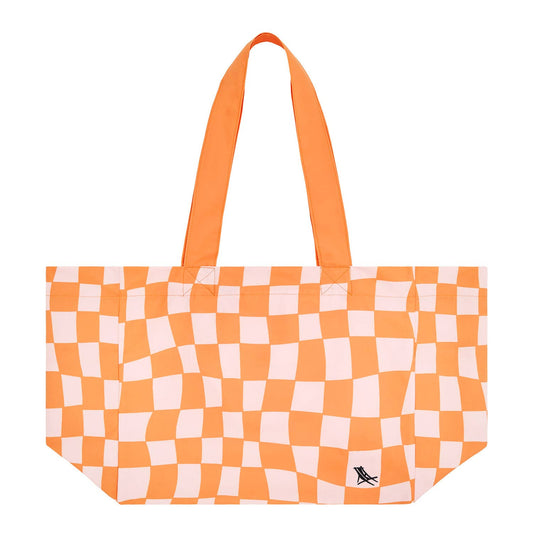 Dock & Bay UK - Dock & Bay Everyday Tote Bag - Groovy Check: Medium (39x19cm)