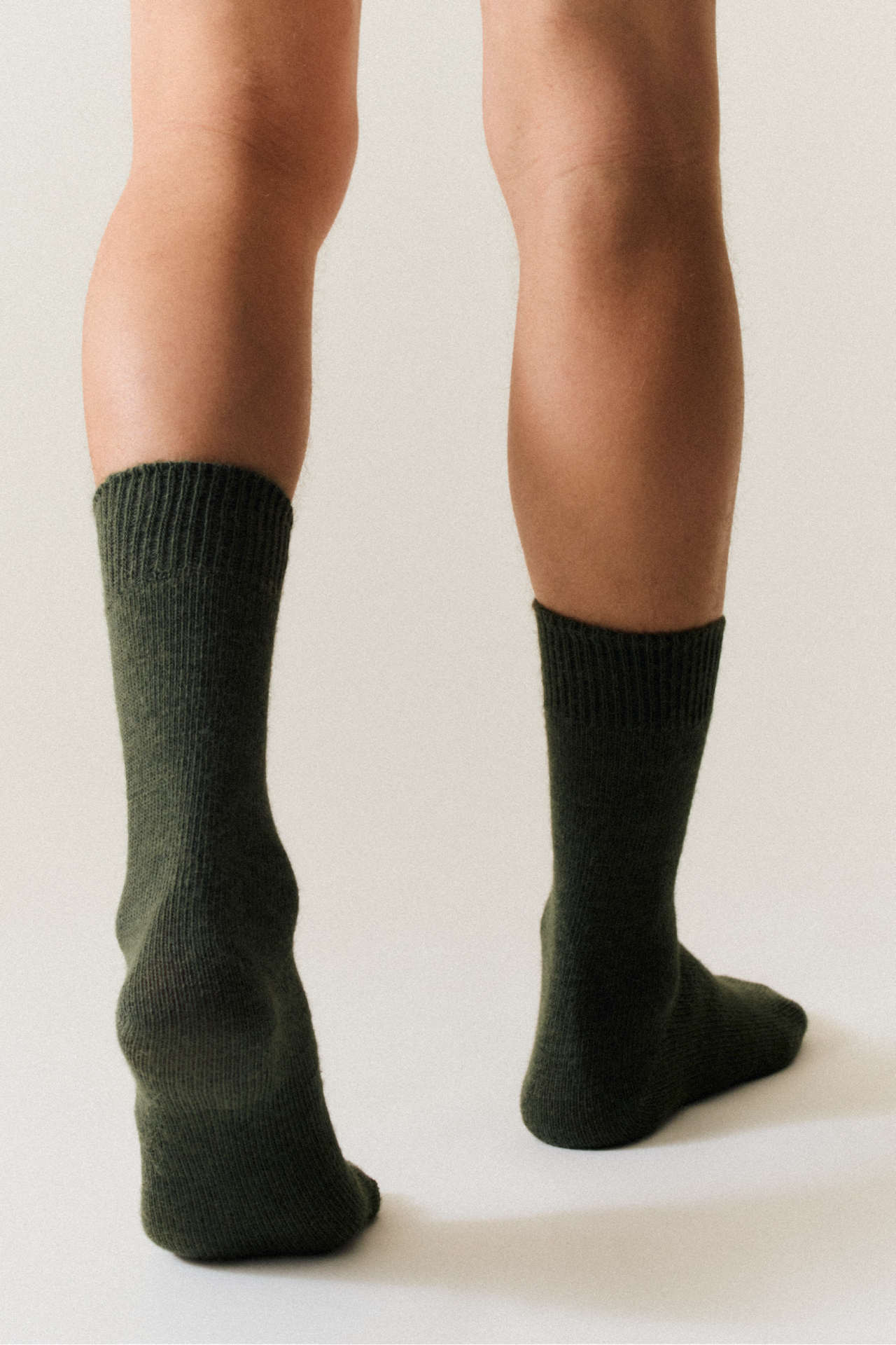 Pairs Soft Alpaca Socks – Glen Green | UK 4–7