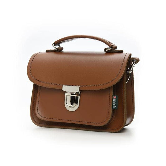 Zatchels - Luna Handmade Leather Bag in Chestnut