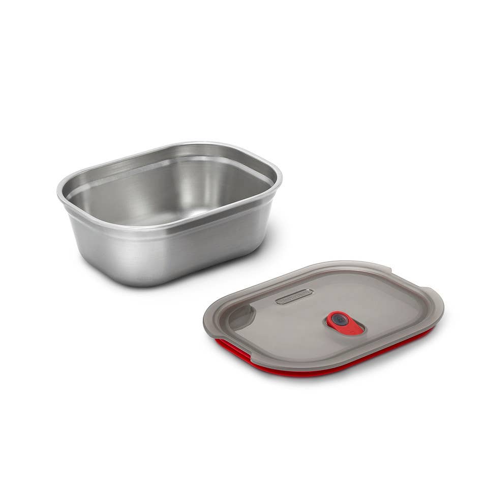 Black+Blum - Lunch Box - Microwave-Safe Leak Proof Stainless Steel Box: Large 1200ml