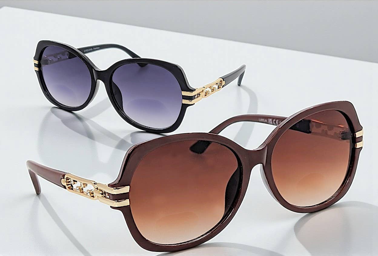 EyeLevel Layla Ladies Fashion Sunglasses – Two Stylish Gradient Options + Soft Protective Case