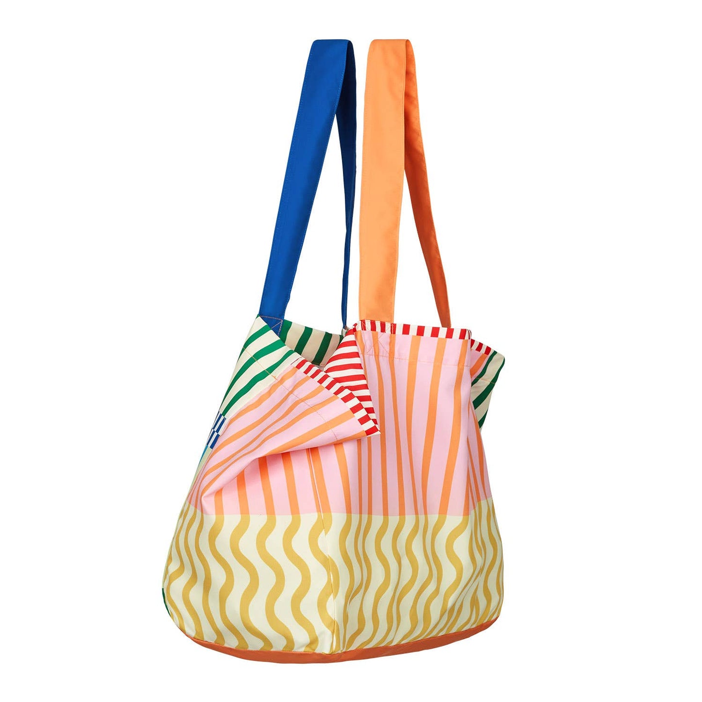 Dock & Bay UK - Dock & Bay Everyday Tote Bag - Stripe Up Your Life: Medium (39x19cm)