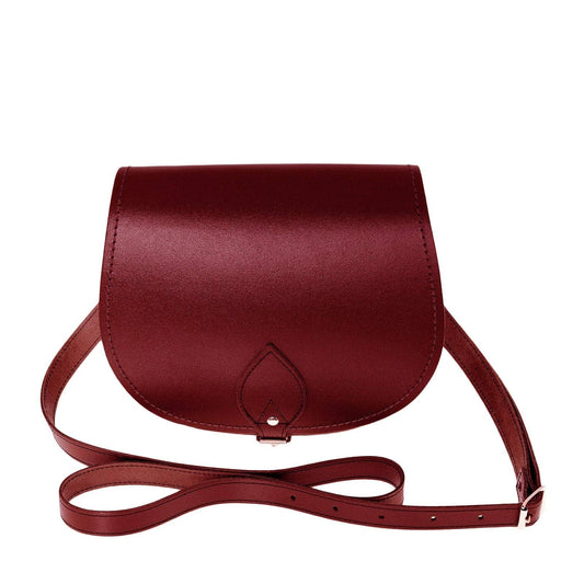 Zatchels - Handmade Leather Saddle Bag in Oxblood