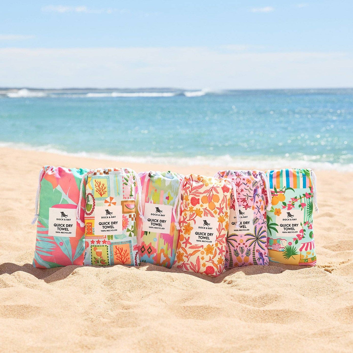 Dock & Bay UK - Dock & Bay Quick Dry Towel - Hot Tropics: Extra Large (200x90cm)