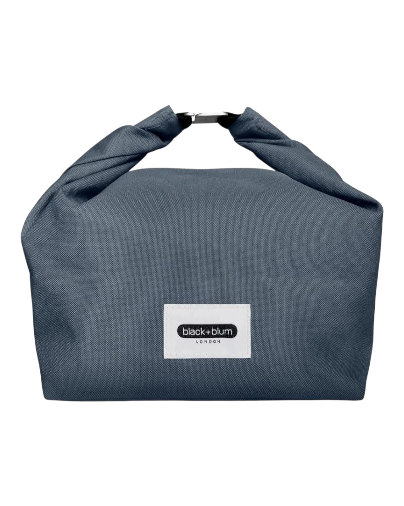Fabric food carrier bag in grey
