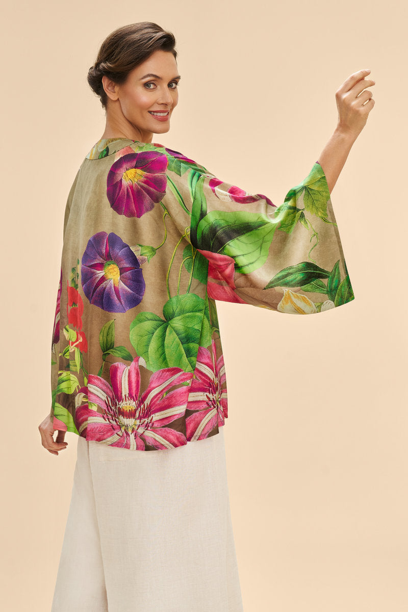 Oversized Botanicals Kimono Jacket