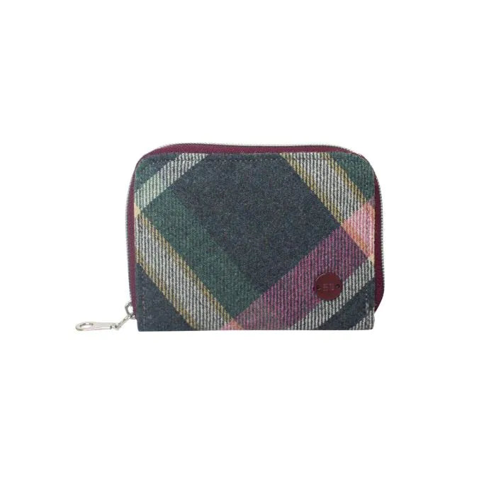 Earth Squared Tweed Zip-Around Purse