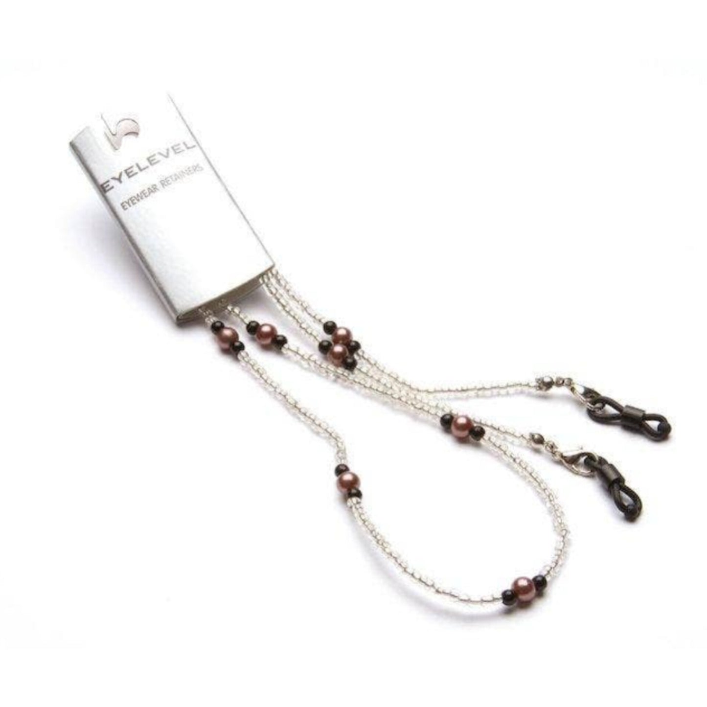 EyeLevel Silver Beaded Glasses Chain Retainer – 70 cm Universal Fit Eyewear Accessory