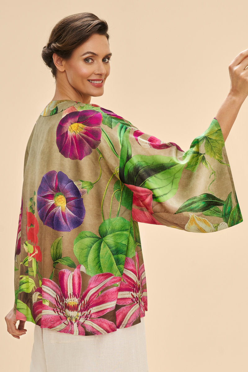 Oversized Botanicals Kimono Jacket