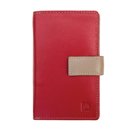 Celino Real Leather Ladies Bifold Tab Purse by Primehide