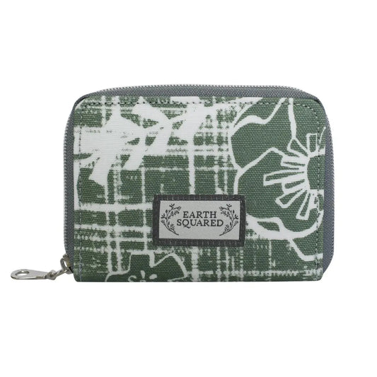 Earth Squared Oil Cloth Printed Wallet (3 colour options)