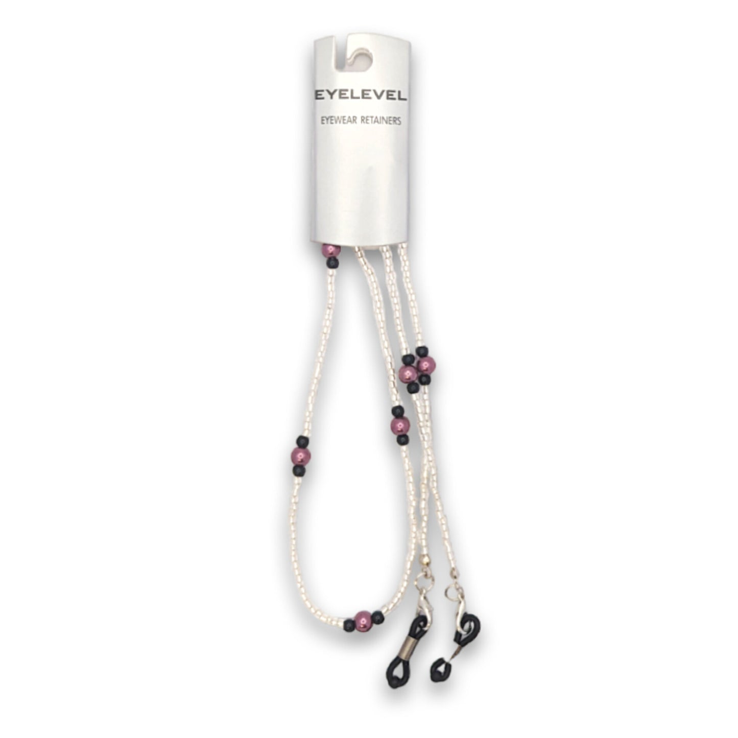 EyeLevel Silver Beaded Glasses Chain Retainer – 70 cm Universal Fit Eyewear Accessory