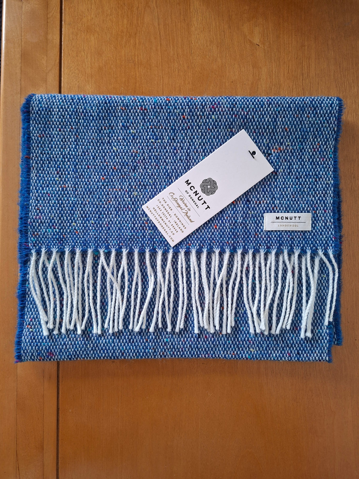 McNutt Donegal Lambswool Tweed Scarf