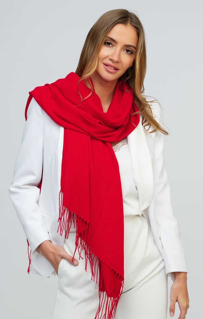 Pia Pashmina Red