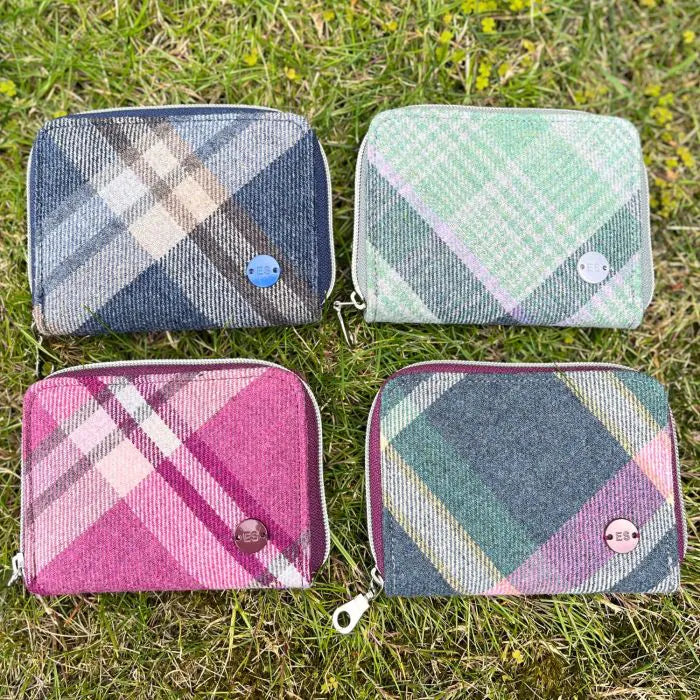 Earth Squared Tweed Zip-Around Purse