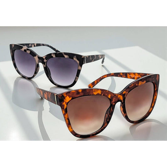 EyeLevel Piper Ladies Fashion Sunglasses – Brown & Grey Tort Gradient | 100% UVA/UVB Protection + Soft Case