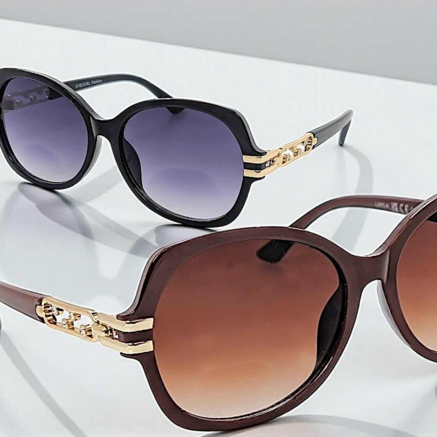 EyeLevel Layla Ladies Fashion Sunglasses – Two Stylish Gradient Options + Soft Protective Case