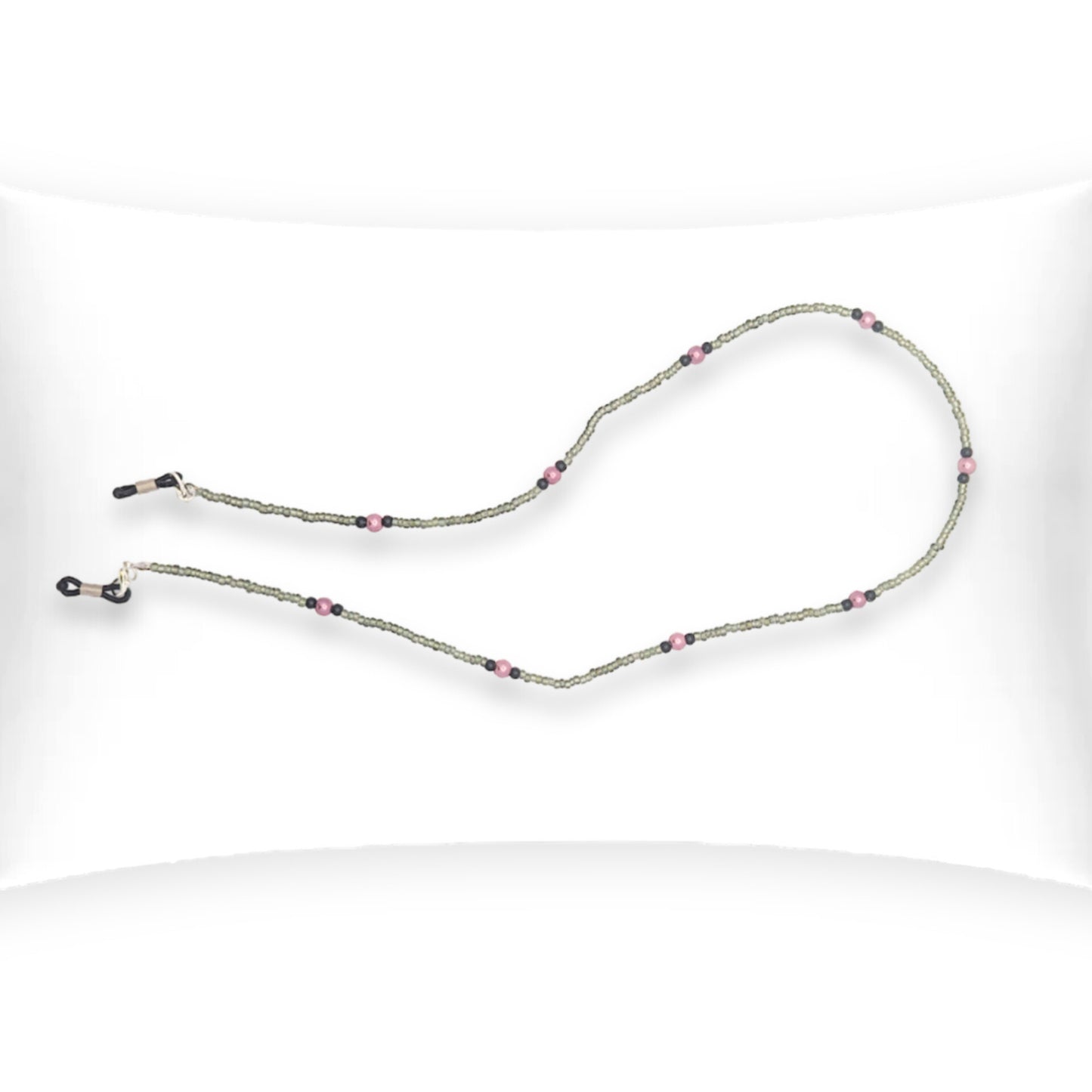 EyeLevel Grey Beaded Glasses Chain Retainer – 70 cm Universal Fit Eyewear Accessory