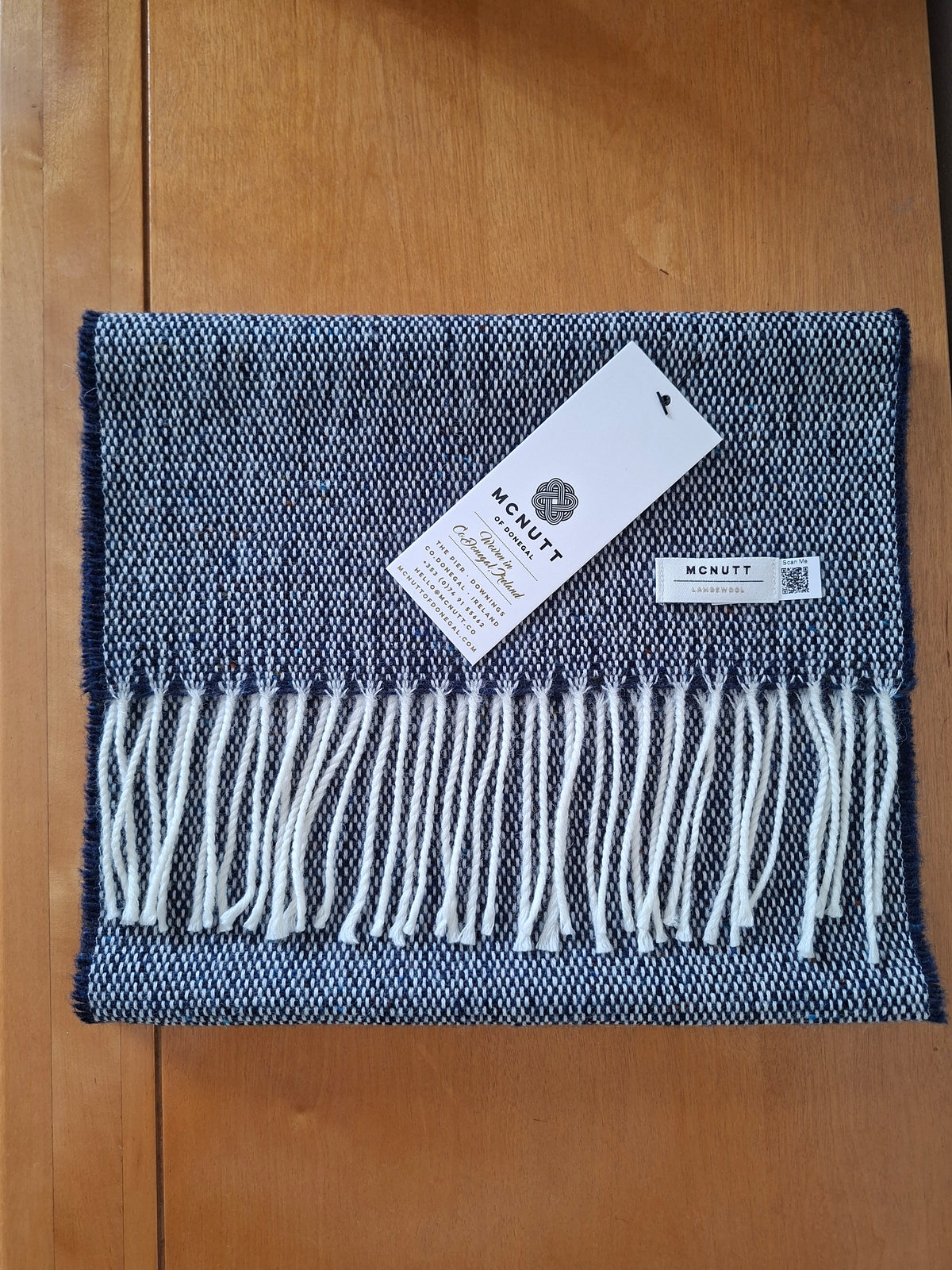 McNutt Donegal Lambswool Tweed Scarf