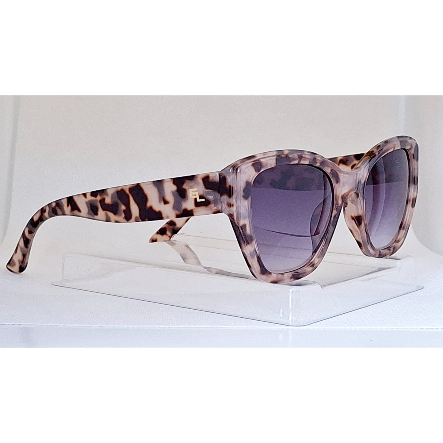 EyeLevel Grace Ladies Fashion Sunglasses – Black & Brown Gradient | 100% UVA/UVB Protection + Soft Case