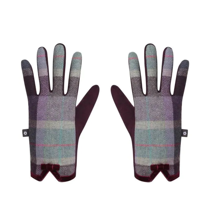 Earth Squared Wool Blend Tweed Gloves