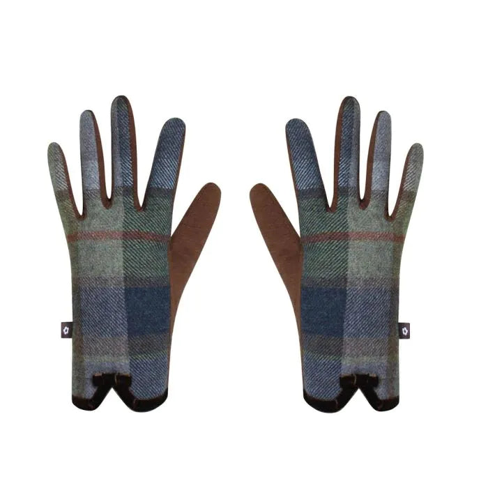 Earth Squared Wool Blend Tweed Gloves