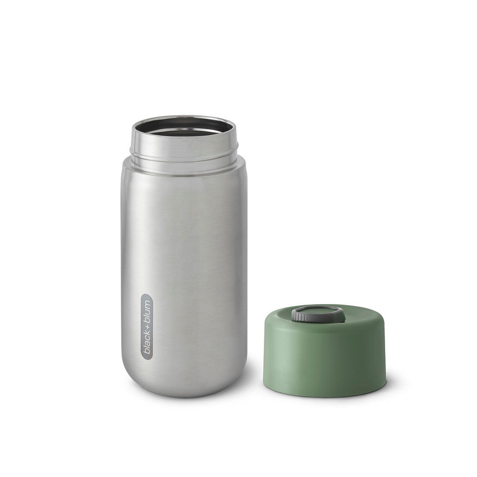 Insulated Travel Mug - Leak Proof Stainless Steel Travel Cup - Slate or Olive