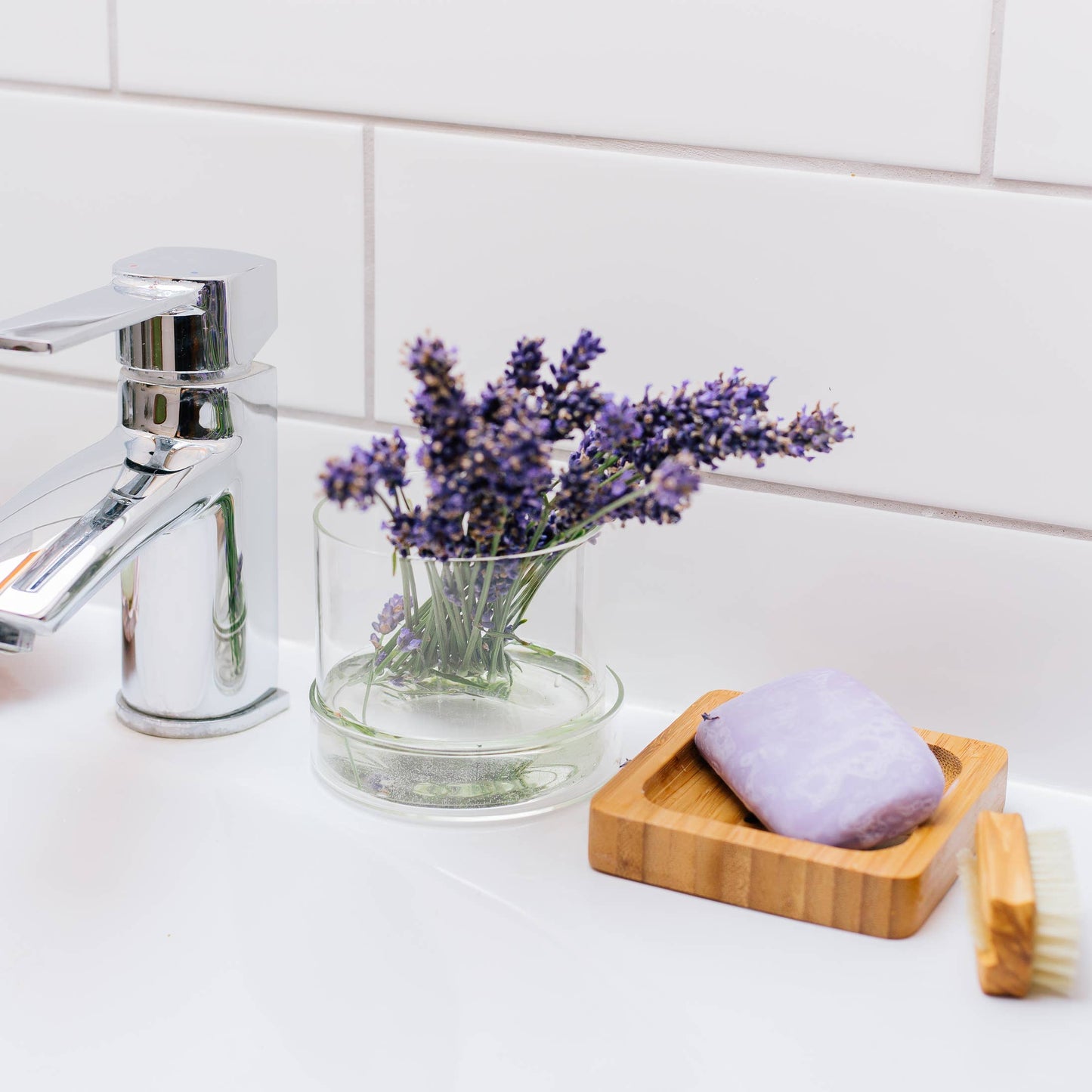 Bamboo Square Soap Dish - Croll & Denecke