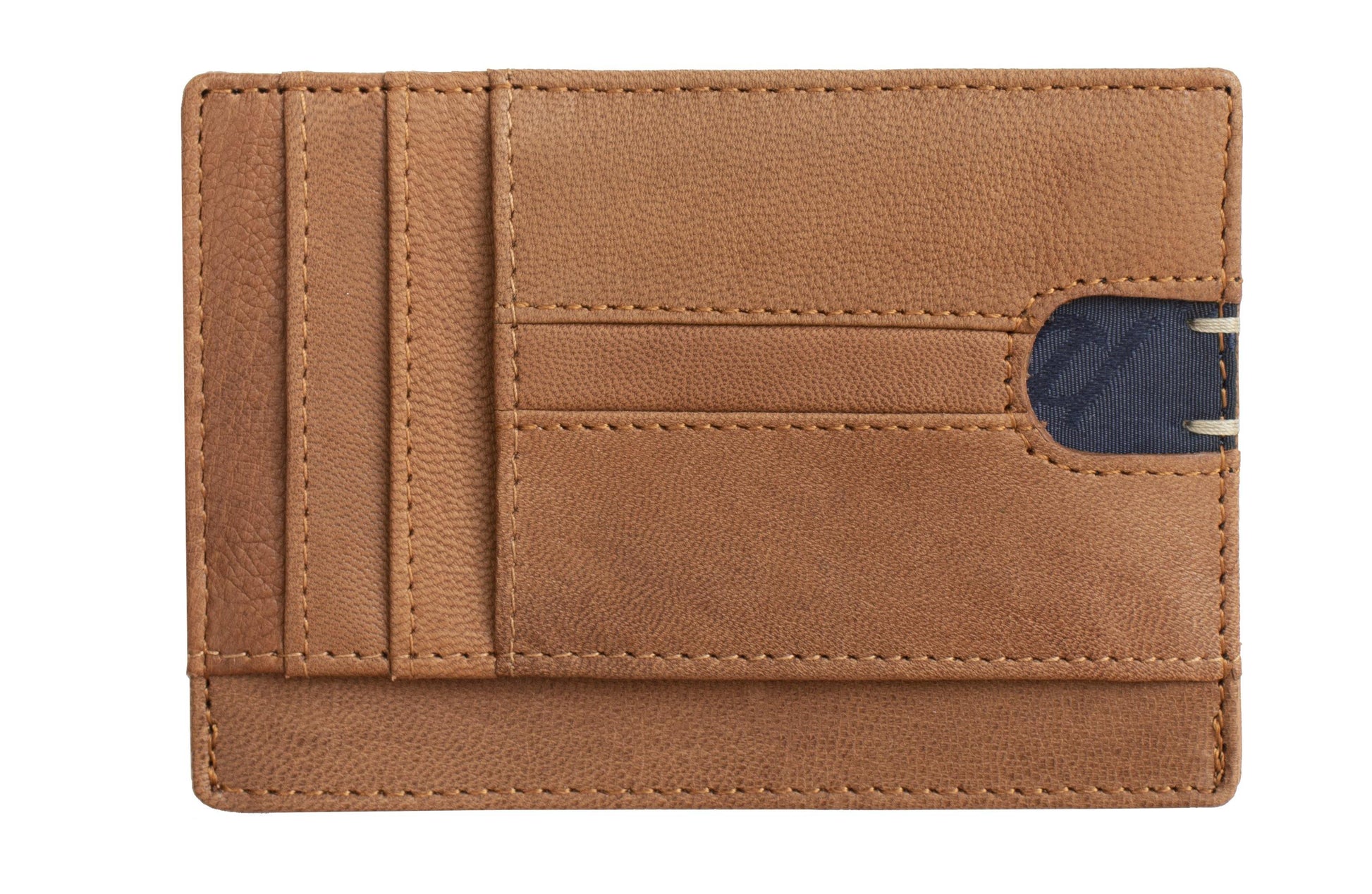 Men's Texan Leather Card Wallet - Brown by PrimeHide - Diamond Parrot Accessory Emporium