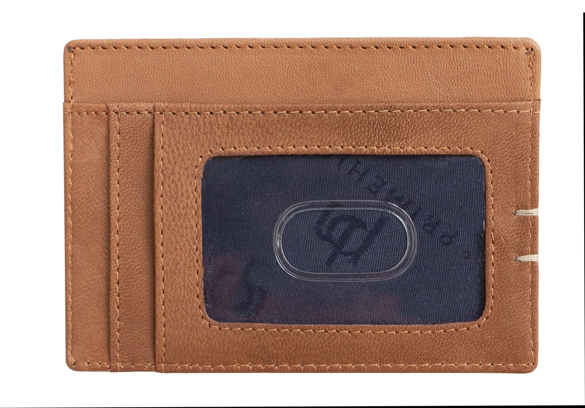 Men's Texan Leather Card Wallet - Brown by PrimeHide - Diamond Parrot Accessory Emporium