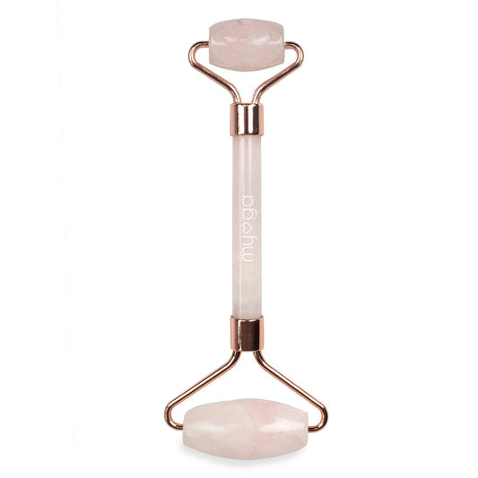 MYGA Rose Quartz Facial Roller - Diamond Parrot Accessory Emporium