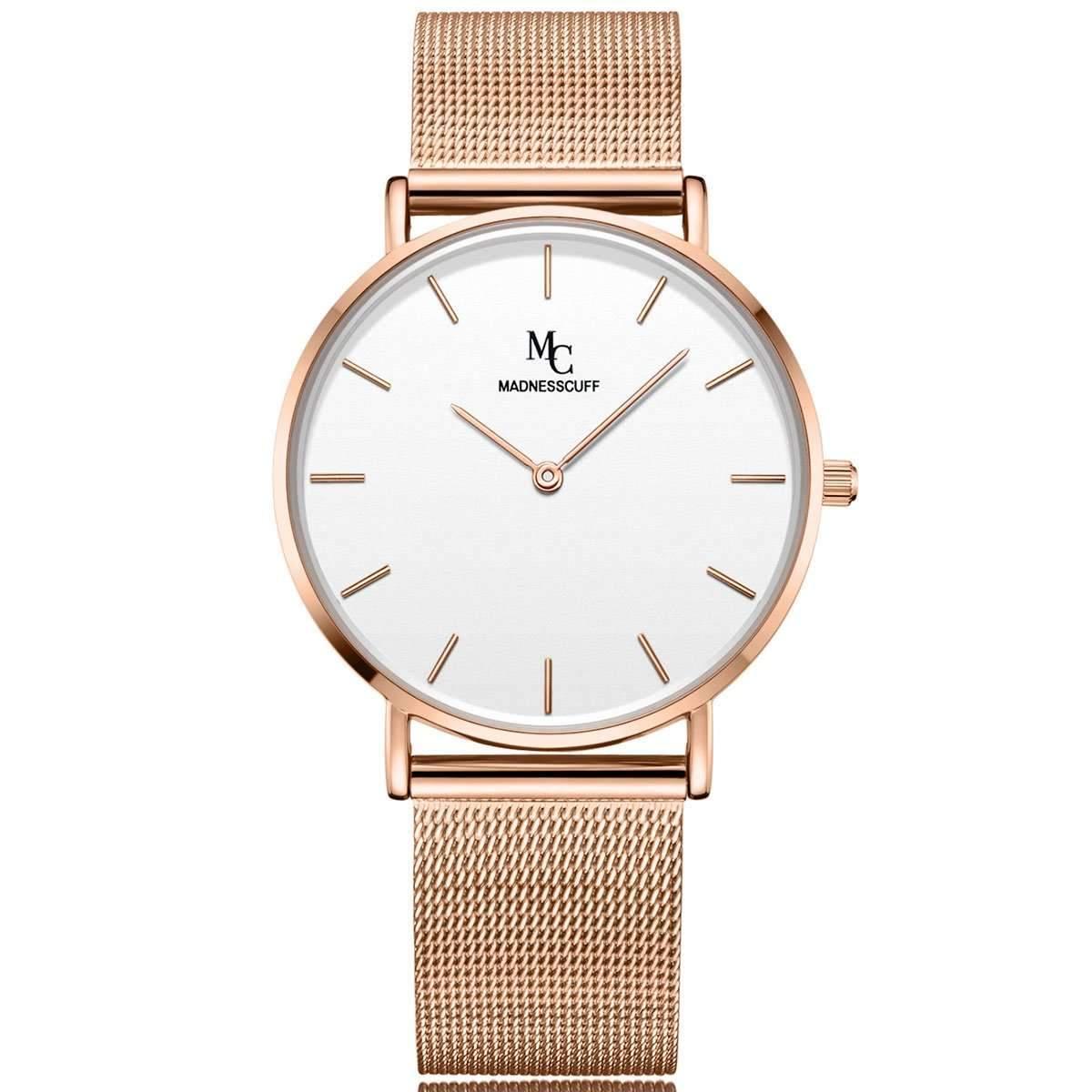 The Classic White Edition Watch - Diamond Parrot Accessory Emporium