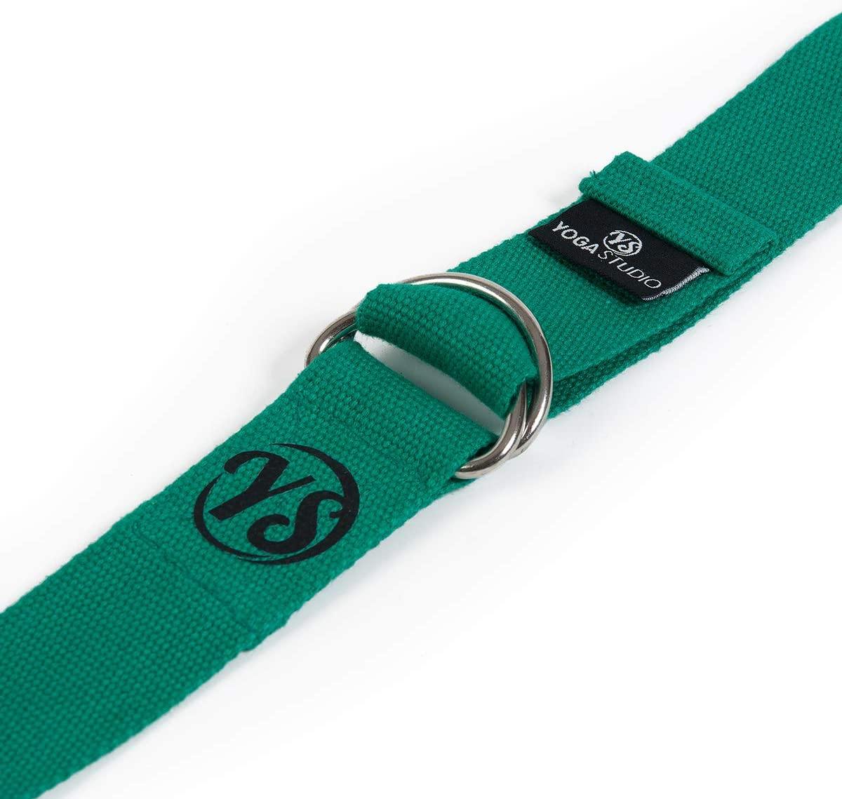 The Yoga Studio D-Ring Belt Strap - Jade Green or Navy - Diamond Parrot Accessory Emporium