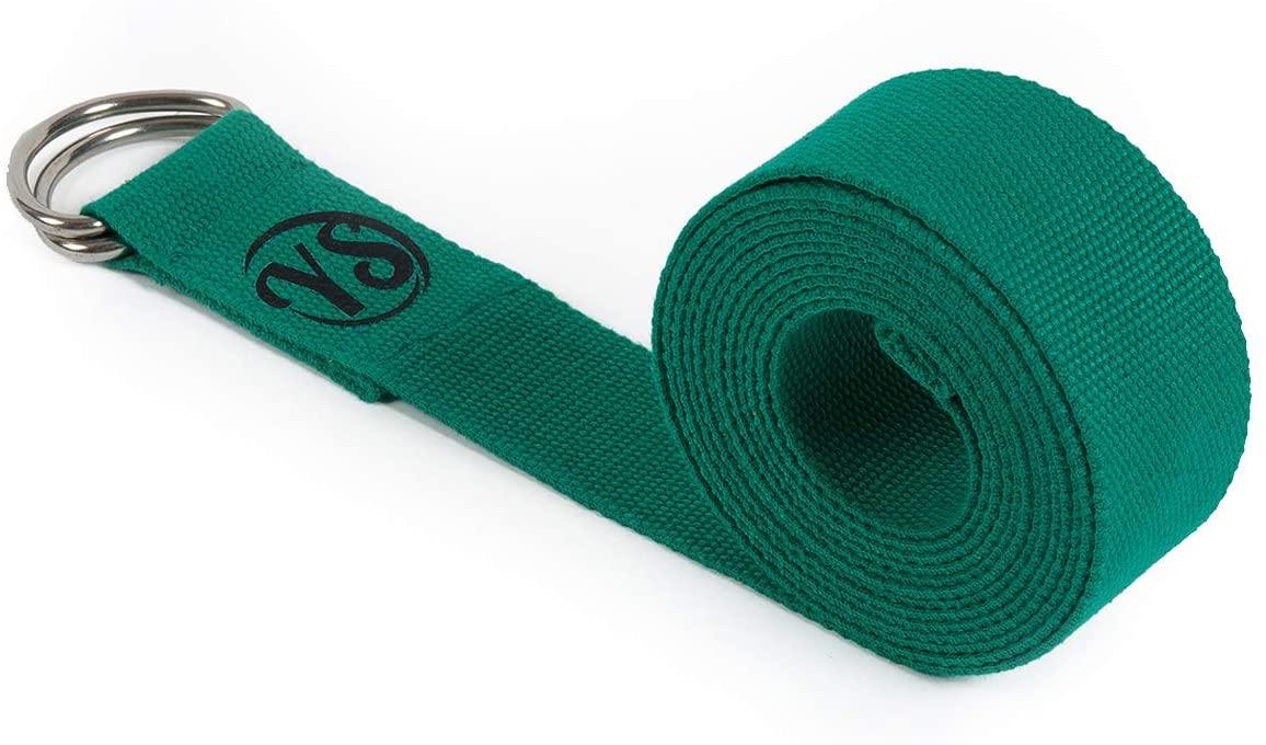 The Yoga Studio D-Ring Belt Strap - Jade Green or Navy - Diamond Parrot Accessory Emporium