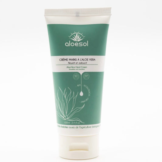 Aloesol Organically Certified Aloe Vera Hand Cream, 100 ml