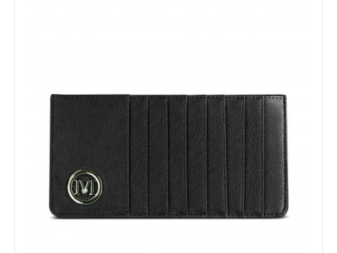 Ladies Slim Card and Cash Wallet by Miss Lulu - Diamond Parrot Accessory Emporium