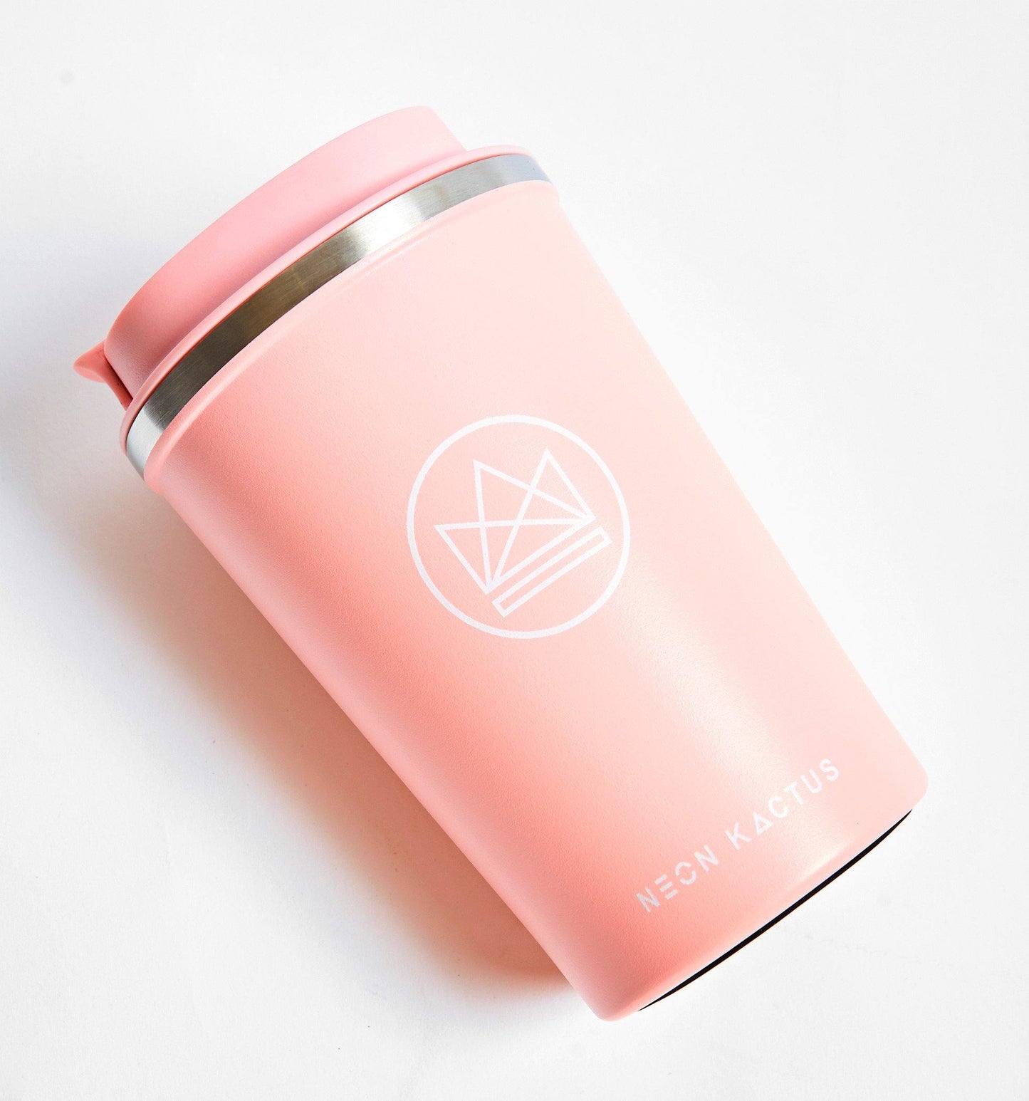 Neon Kactus Reusable Vacuum Insulated Coffee Cup/Travel Mug - 380 ml - Diamond Parrot Accessory Emporium