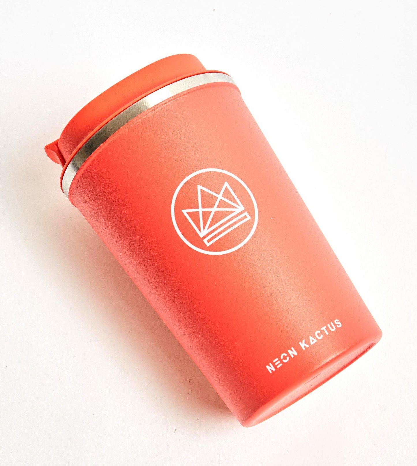 Neon Kactus Reusable Vacuum Insulated Coffee Cup/Travel Mug - 380 ml - Diamond Parrot Accessory Emporium