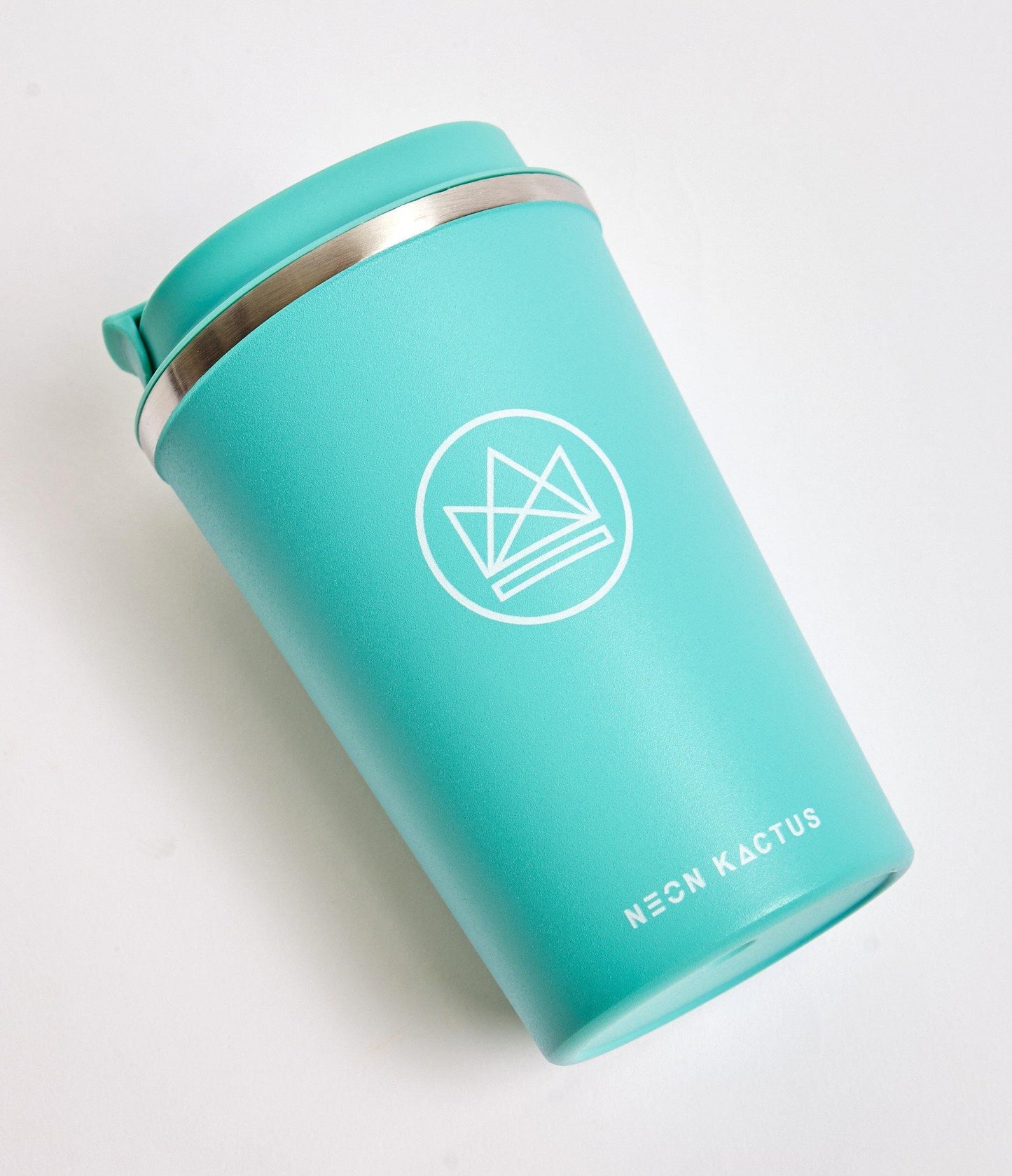 Neon Kactus Reusable Vacuum Insulated Coffee Cup/Travel Mug - 380 ml - Diamond Parrot Accessory Emporium